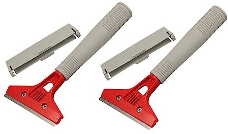 ERINGOGO 2ensembles Grattoirs De Nettoyage Multi-fonctionnels De Outils Pratiques Pour Fenêtres Carrelage Et Sols Élimine Autocollants Peinture Et Colles Accessoire Pour Nettoyage Précis