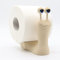 Gudrun die Toilettenschnecke – Witziger 3D-Gedruckter Toilettenrollenhalter – Originelle Badezimmer-Deko & Ersatzrollenhalter – 4 Varianten zur Auswahl (Auge 2)