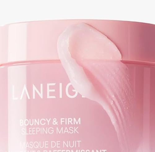 LANEIGE Original | Bouncy & Firm | SLEEPING MASK | Füllende & straffende Nachtmaske | 60 ml (5er-Pack)