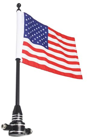 Motorrad-Flaggenständer, strapazierfähige USA-Flagge mit