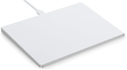Plyisty USB-verkabeltes Trackpad, Große, Ultraschlanke, Tragbare Touchpad-Maus mit Multi-Gesten, für PC, Computer, Desktop, Laptop (White)