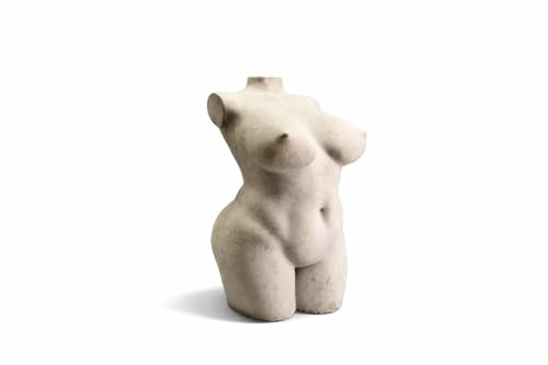PP Pink Peachy Abstrakte Frauenkörper Skulptur aus Beton – Moderner Torso – Handmade Kunstobjekt – Minimalistische Deko – ca. 11 cm