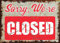HB-Druck Sorry we Are Closed Deko Schild A4 (210x297mm)