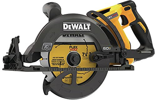 DEWALT FLEXVOLT 60V MAX Circular Saw for Framing, 7-1/4-Inch, Tool Only (DCS577B)