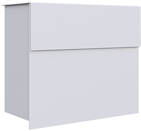 Briefkasten, Design Wandbriefkasten Molto Weiß - Bravios