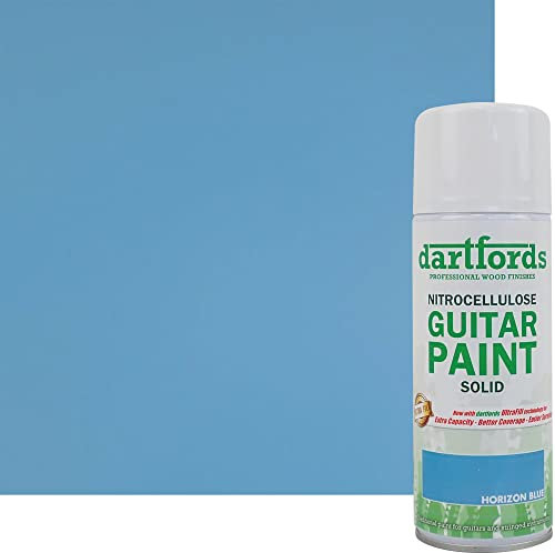 dartfords Horizon Blue Nitrocellulose Guitar Paint 400ml Aerosol