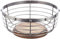 KitchenCraft Frutero de madera y metal estilo vintage para cocina industrial, 28 x 12 cm (11 x 5) - Gris