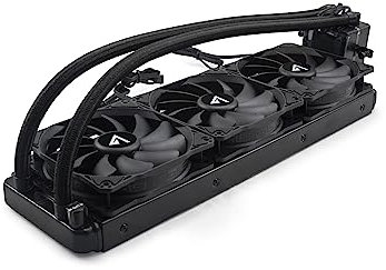 Abysm Atlantico 360 Liquid Cooler Set 360 mm with Temperature Display and RPM Black