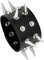 MILAKOO Herren Lederarmband Punk Geflochtene Schnur Legierung Armband Armreif Armband Schwarz/Braun