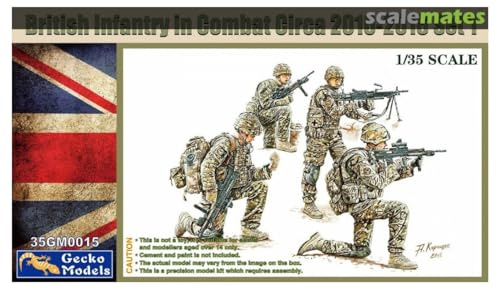1/35 British Infantry In Combat Circa 2010~2012 Set 1 by Gecko Models