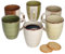 MamboCat Nature Kaffeebecher 300 ml I Kaffeetassen 6er Set im modernen Landhaus-Stil I Steingut-Tasse groß mit rustikaler Optik I Tea & Coffee Mug Set - Kaffee-Tassen 6 Stück in tollen Naturtönen