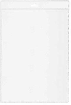 Preishüllen Preisschilder Hüllen zum Aufhängen DIN A6 mit Lochung transparent (105 x 148 mm)