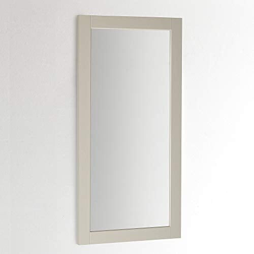 ARHome Specchiera Parete Modern, 120 x 60, Tortora, Specchio Parete Muro, Made in Italy