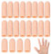 Xinzistar 20 Stück Fingerschutz Silikon Gel Fingerlinge Daumenschutz Fingerhülsen Finger Ärmel Abdeckung für Triggerfinger Handekzem Fingerarthritis Finger-Knacken