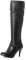 ORANDESIGNE Stivali da Donna Impermeabile Stivali a Stiletto Elegante Stivali Strass Fibbia della Cintura Scarpa B Nero 45 EU