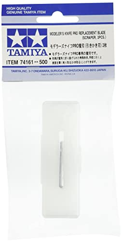 TAMIYA 74161 - Lame di ricambio Pro Scraper (2) 0,5 mm, modellismo, accessori, utensili per bricolage, accessori per modellismo di alta qualità