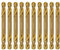 Kobalt-Bohrer-Set 5,0 mm Double End HSS Co M35 Stubby Body Drill Stahl Metall Eisen-10Pcs