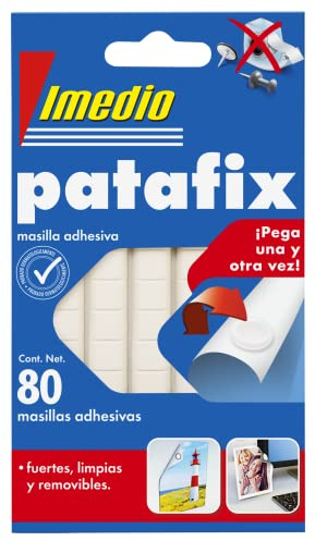 IMEDIO patafix Klebespachtel, entfernbar, 80 Stück