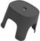 CHILDWEET 1Pezzi Sgabello Multiuso in Antiscivolo per Indossare Scarpe Sgabello Basso per Bagno Casa Nero