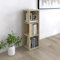 vidaXL Eckregal mit 3 Fächern Standregal Bücherregal Wandregal Regal Eckschrank Deko Wohnzimmer Schlafzimmer Büro Sonoma-Eiche 33x33x100cm Holzwerkstoff