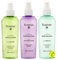 Rosense Set di 3 spray per acqua di rose, con aloe vera, acido ialuronico, tè verde, 100% naturale, idratante e toner per la cura del viso, vegano, senza parabeni
