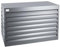 EVOLAR Evo-Cover Abdeckung/Verkleidung für Klimaanlage und Wärmepumpe für Außengerät Garten Balkon – Schutzgitter/Sichtschutz aus Aluminium mit Lamellen – Modell: XS, Farbe: ANTHRAZIT