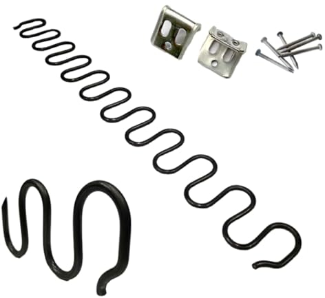 FIOERDTUIE Sofa mit Ersatzfedern, unübertroffene Elastizität und Zähigkeit, Ersatz Sofa Stuhlfedern, Metall Sofafedern, Flache Federlänge: 50 cm