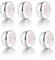 LOVANS 6 Stück Charms Stopper 925er Sterling Silber mit Gummi Clip Spacer Stopper Charms Perlen für Damen Bead Charms Armbänder Anhänger
