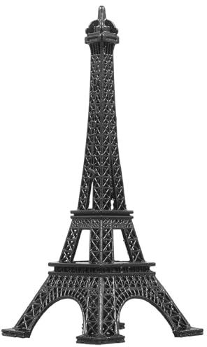 IMIKEYA Eiffelturm Modell 13 cm Mini Eiffelturm Statue schwarz Metall Eiffelturm Figur Deko Eiffelturm Souvenir Home Dekoration Desktop Geschenk