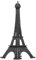 IMIKEYA Eiffelturm Modell 13 cm Mini Eiffelturm Statue schwarz Metall Eiffelturm Figur Deko Eiffelturm Souvenir Home Dekoration Desktop Geschenk