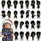 Adventskalender 2024, 24 Tage Weihnachts-Countdown Kalender Geschenkset mit 24 Anime Figuren für Jungen, Mädchen, Kinder und Erwachsene (Anime Adventskalender 3)