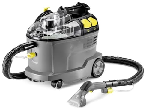 Machine de nettoyage de canapé en tissu, Machine intégrée d'extraction par pulvérisation, grand réservoir d'eau de 8L + 7L, grande puissance d'aspiration de 27kPA