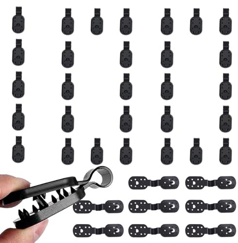 FmtwPhn Sunshade Net Clips - Sun Shade Fix Clamps - Removable and Reusable Awning Clamp for Bird Netting, Greenhouse Outdoor Garden Netting, Shade Fabric Accessories