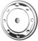 OMAC Tankdeckel Blenden Tankverschluss kompatibel mit Peugeot 206 206+ 1998-2012 Edelstahl Chrom