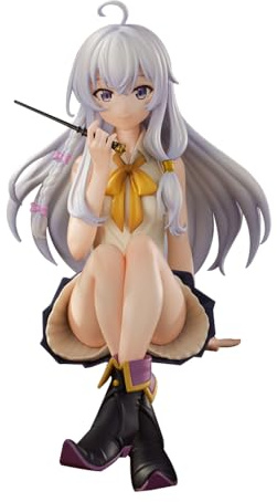 Gooyeh Anime Figur, Elaina Figure, Anime Wandering Witch: The Journey of Elaina Statue Figur, Model, Anime Manga Spielfiguren, Elaina Merch für Fans 13CM
