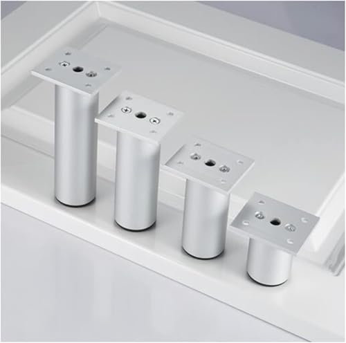 SZITW Pieds de Meubles réglables en métal, Pieds de Table Robustes pour Bureaux, Tables Basses et Planches à Manger, Pieds durables de 4 cm (1,57 po)