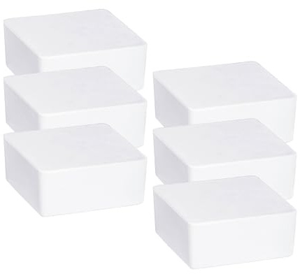 Raumentfeuchter Mod. Cube Nachfüller 500 g, 6er Set, Für Räume bis 40 m³, Calciumchlorid, 10 x 5 x 10 cm