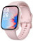 antfit Smartwatch Damen, AMOLED Ultra-Klar Display, 3ATM Wasserdicht zum Schwimmen, Fitnessuhr mit telefonfunktion Pulsmesser Schlafmonitor 100 Sportmodi, kompatibel Android iOS, Rosa