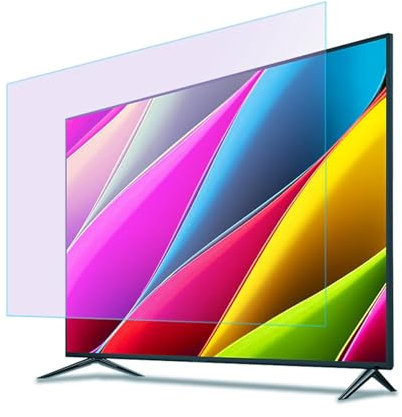 SaryEdge Protector de Pantalla antirreflejo para TV, Filtro antiluz Azul para Pantallas de TV (sin Huellas Dactilares), para LCD, LED, 4K OLED y QLED HDTV, 50 1095 x 616(43