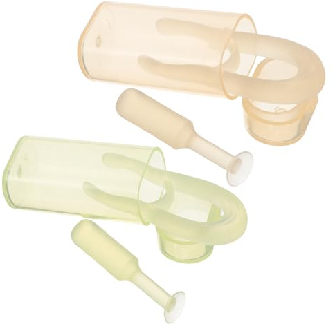 Mikinona Kit 2 Outils pour Lentilles de Contact avec Ventouse Souple en Silicone, Pince à Épiler Ergonomique Antidérapante, Accessoire Portable pour Insertion et Retrait Précis, Usage