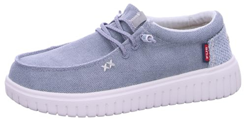 Fusion Leinenschuh Blau in Größe 38