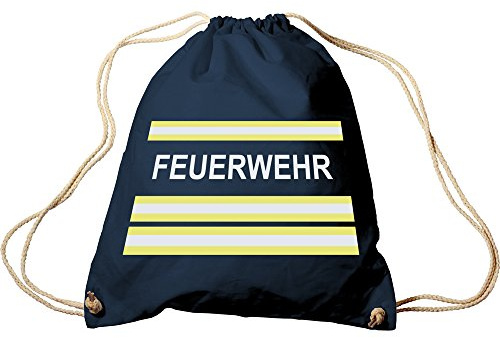 Fan-O-Menal Turnbeutel mit Aufdruck - Feuerwehr - 65053 - Trend-Bag Sporttasche Rucksack
