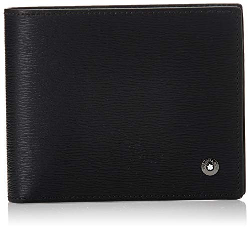 Montblanc 4812 Westside Portachiavi ad anello e catena, 11 cm, Nero (Schwarz)