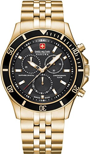 SWISS MILITARY-HANOWA HerrenArmbanduhr Analog Quarz Edelstahl 06-5183.7.02.007