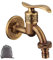 Retro-Wasserhahn aus Messing, Wandmontage, Kaltwasser-Wasserhahn, Waschmaschine, Pool, Garten