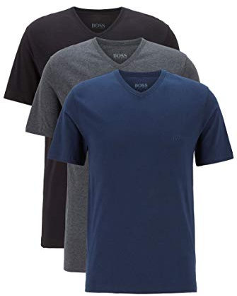 BOSS T-Shirt VN 3P CO Camiseta para Hombre, Azul (Open Blue 497), XXL