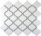 Florentiner Retro Vintage Mosaik Fliese Keramik weiß matt Fliesenspiegel Küche Bad Wand - MOS13-11WM