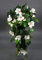 Seidenblumen Roß Hibiskusranke 70cm Creme ZF Kunstpflanzen Kunstblumen künstliche Pflanzen künstlicher Hibiskus Eibis