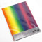 Italian Options 250 g/m² fusselfreies Glitzer-Karton-Bastelpapier, A4-Größe, mehrfarbig, regenbogenfarben