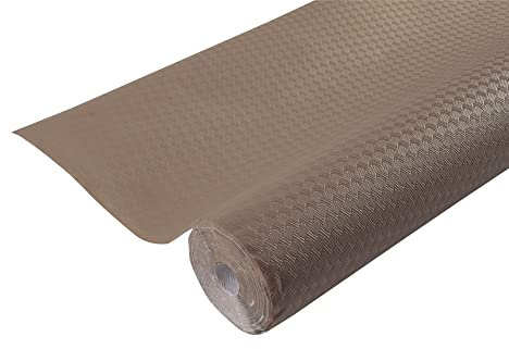 Pro Nappe - Réf 800650I - Carton de 16 nappes jetables en papier gaufré -Gaufrage unique, esthétique et profond - Rouleau de 6 M de long et 1,20 M de large - Couleur taupe -Fabriqué en France